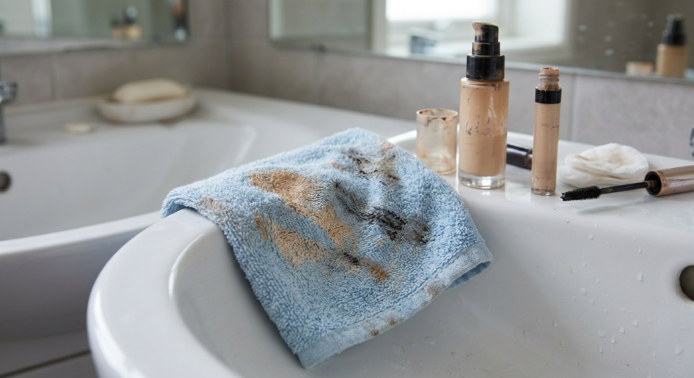 A bathroom towel